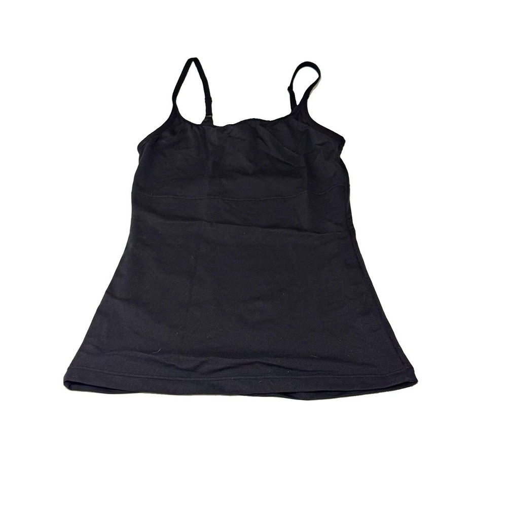 Sweet Nothings Women's M Black Stretch Camisole Tank Adjustable Spaghetti Strap